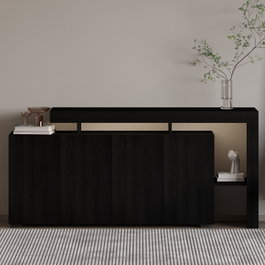 Hanah Home Beliz - Wood Black